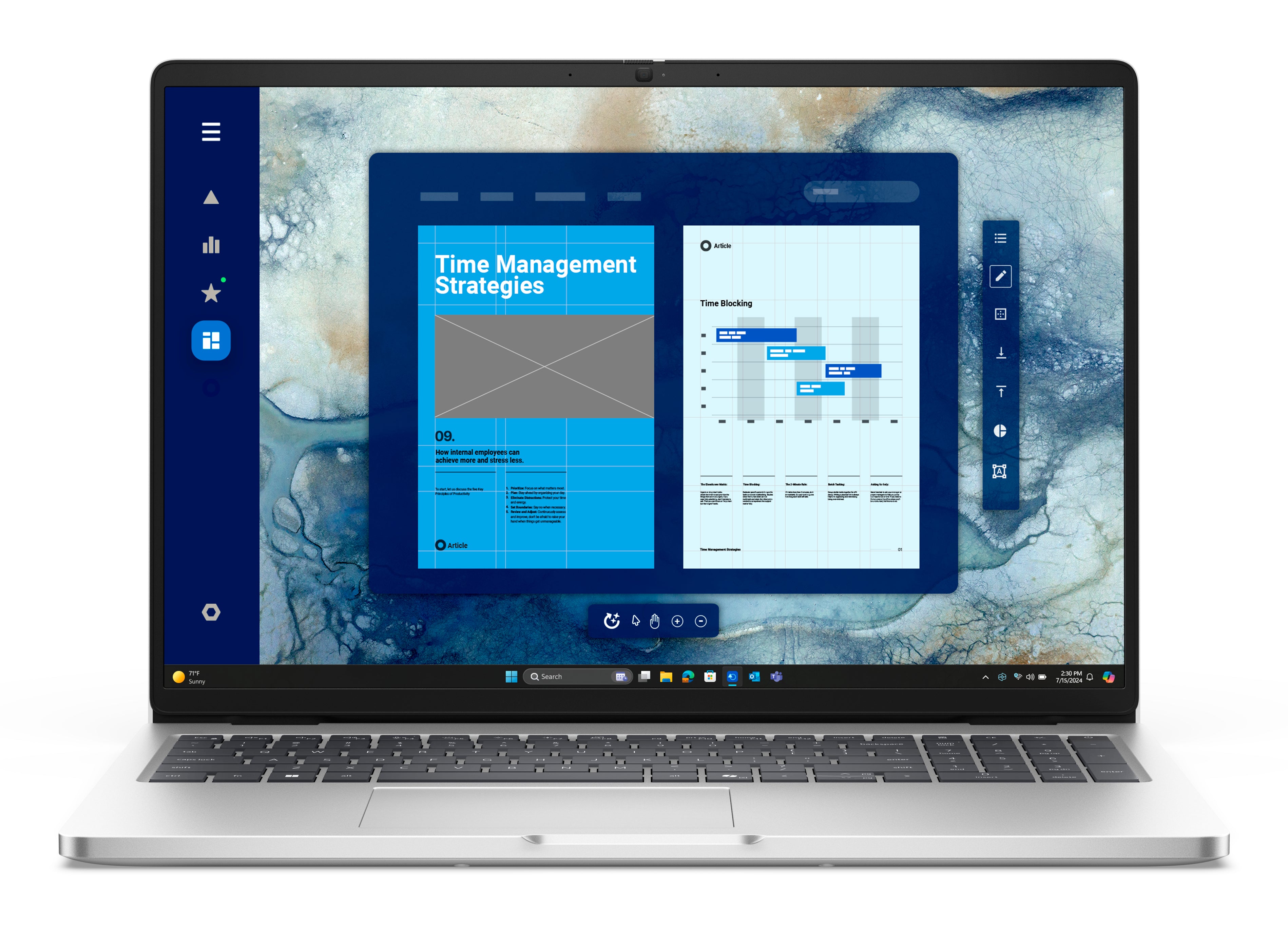 Laptop Dell Pro 16 PC16250 Intel Ultra 7-255U  RAM 16GB  SSD 512GB  W11 Pro 3 Años Basico
