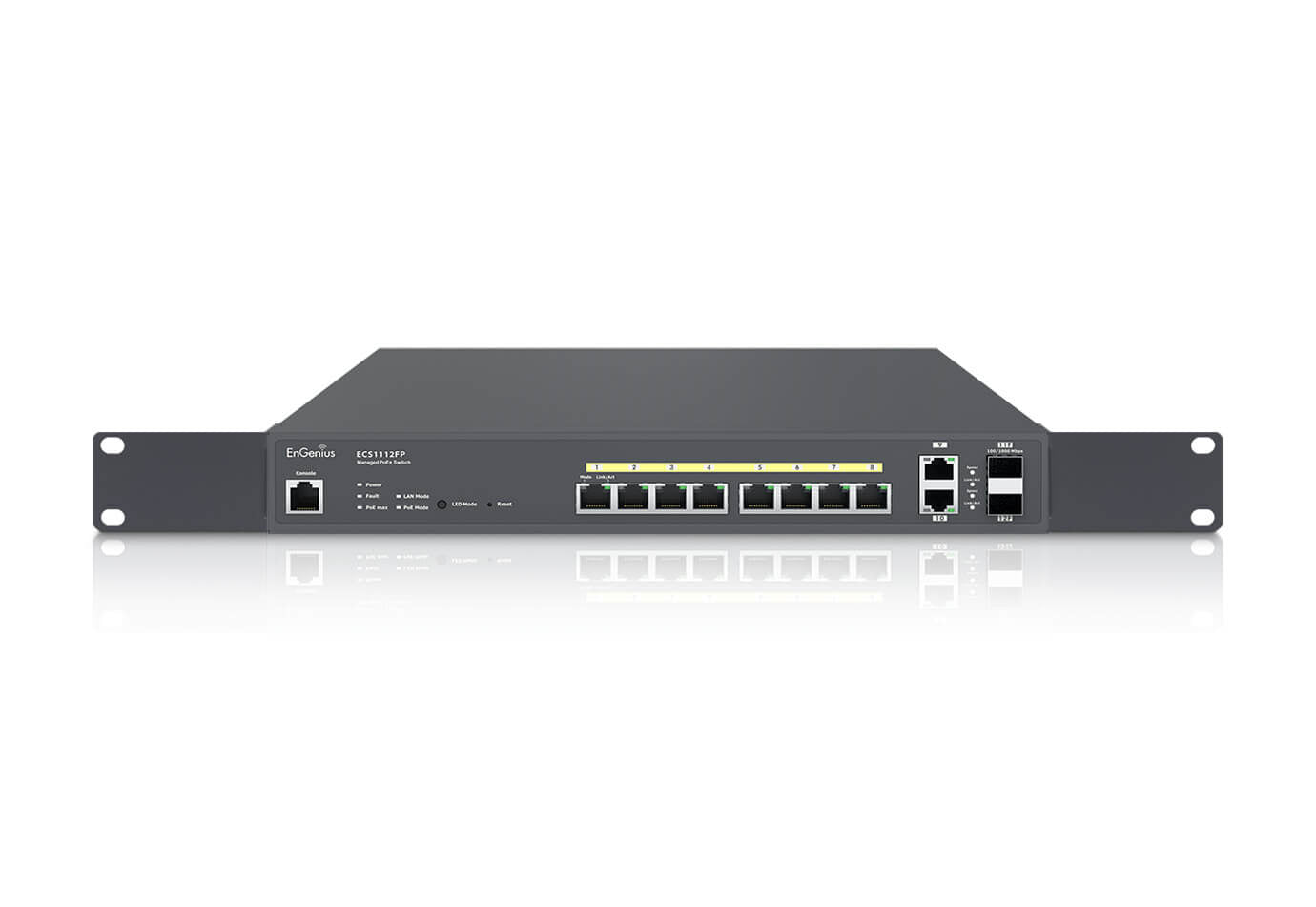 Switch PoE + Gigabit 130W de 8 puertos gestionado en la nube