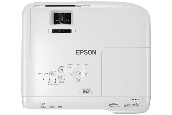 Epson PowerLite V11H985020 video proyector Proyector de alcance estándar 4000 lúmenes ANSI 3LCD WXGA (1200x800) Blanco