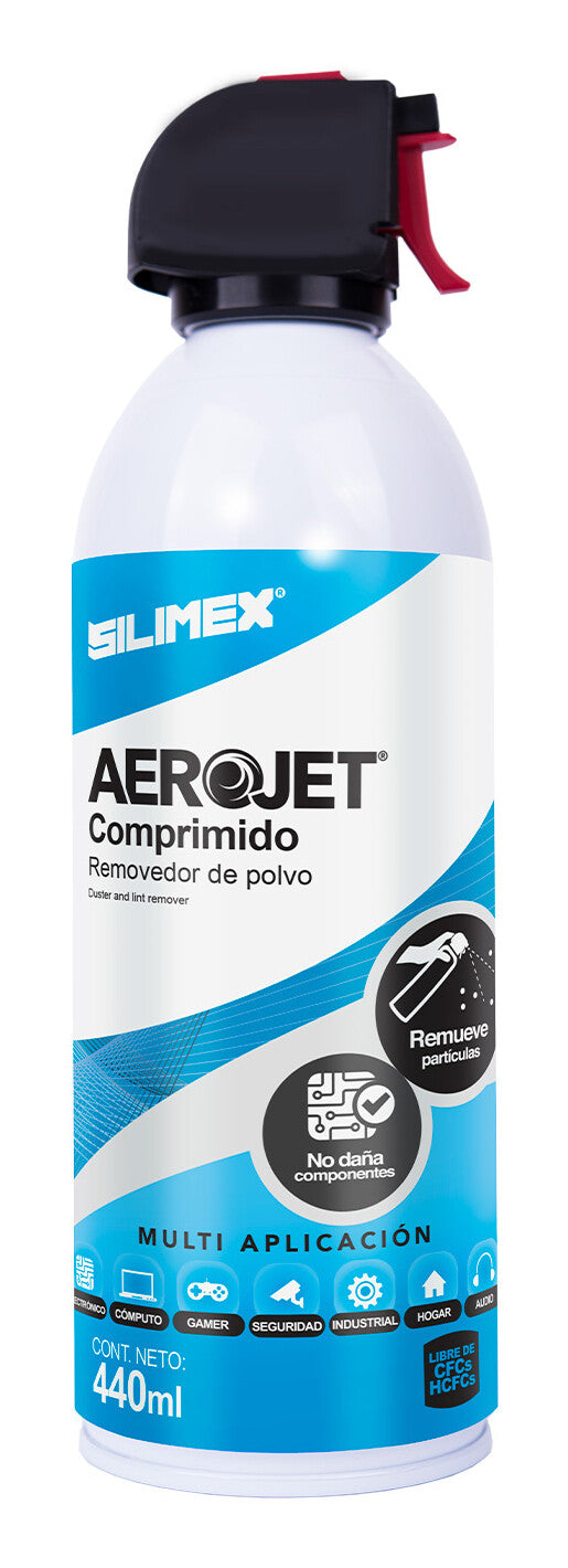 Silimex Aerojet 360º limpiador de aire comprimido 660 ml