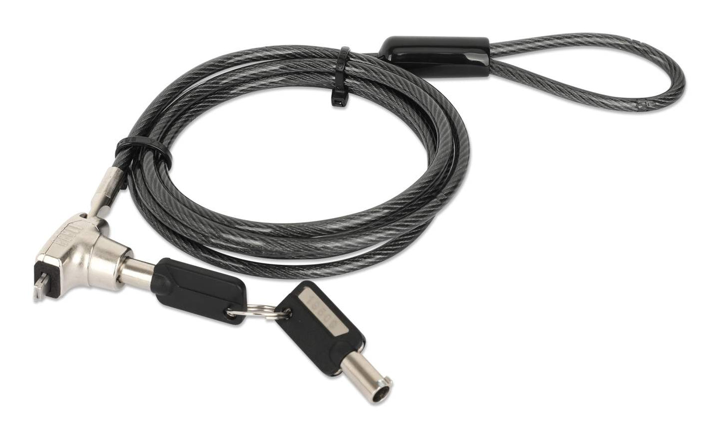 Manhattan Nano Laptop Lock 1.5m Grey