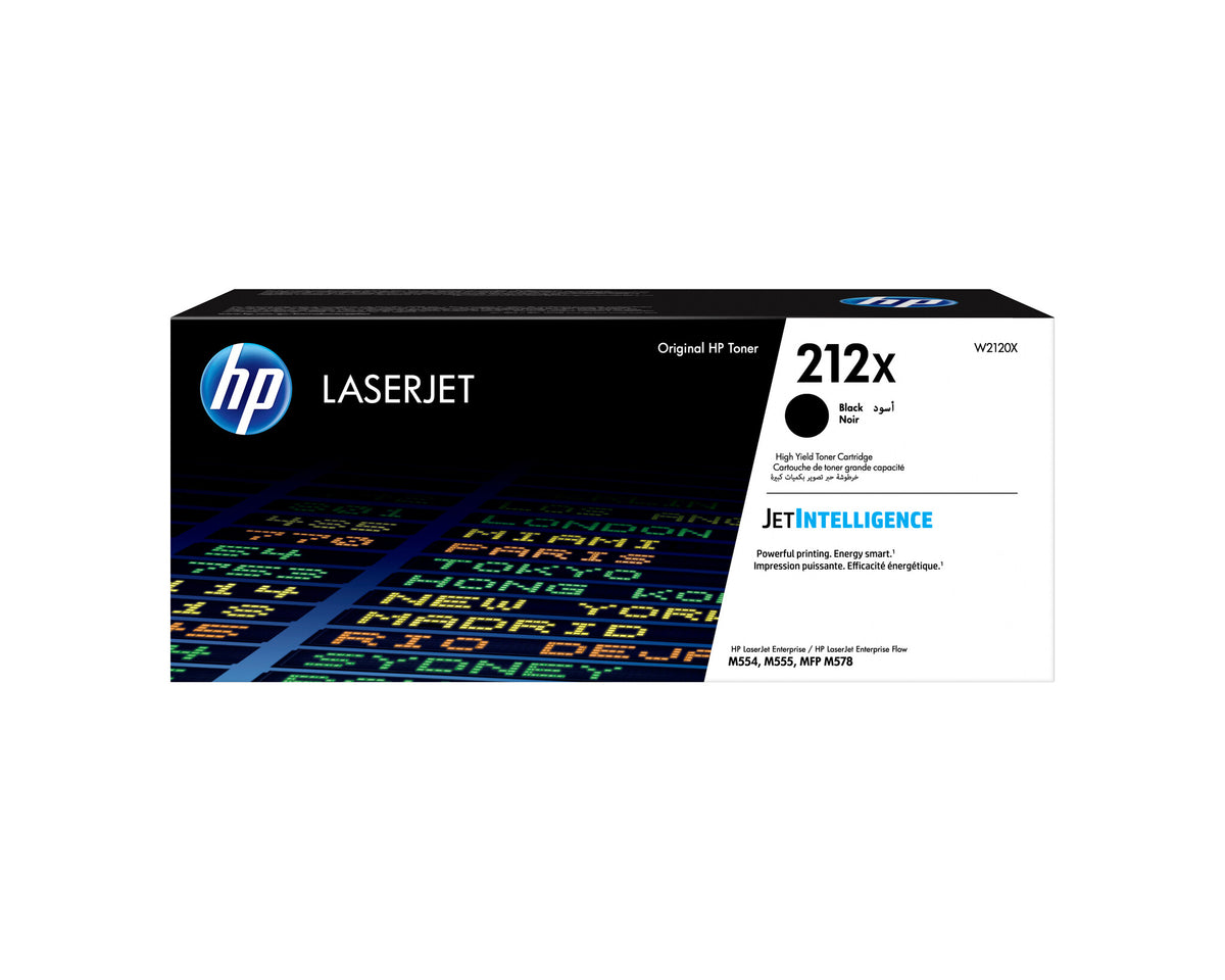HP Cartucho de tóner original LaserJet 212X de alto rendimiento, negro