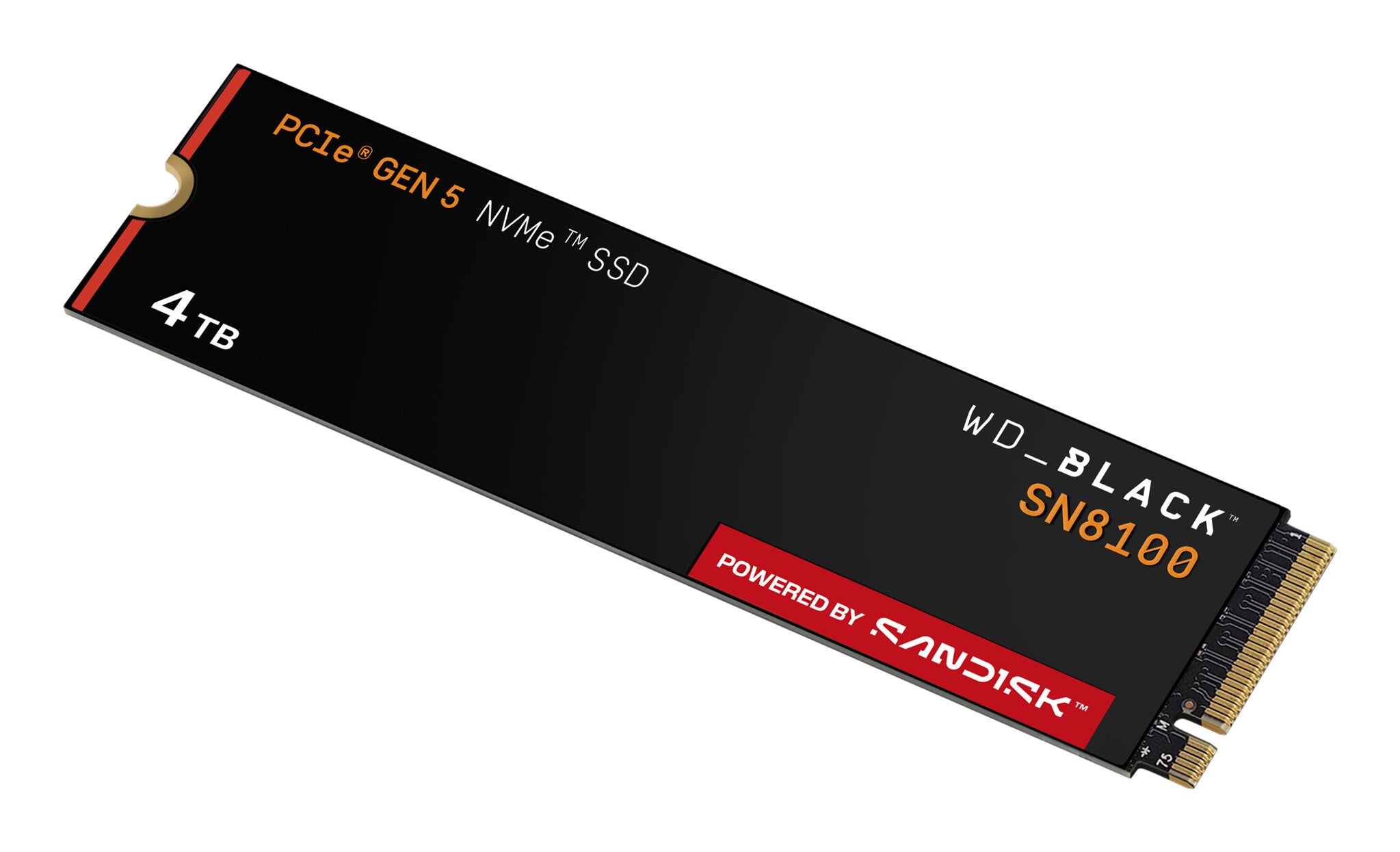 Western Digital Black WD_BLACK SN8100 NVMe 4 TB M.2 PCI Express 5.0 TLC 3D NAND