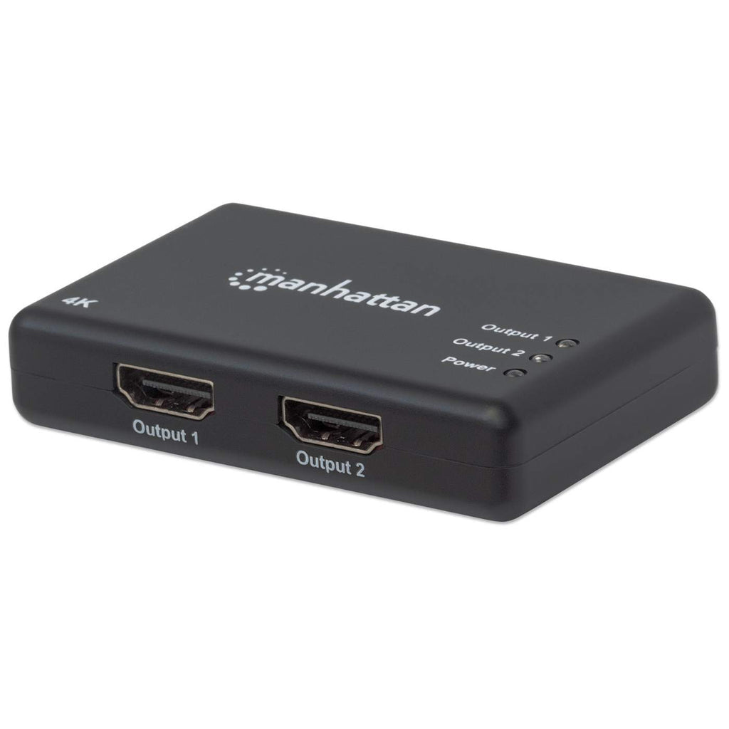 Manhattan 2-Port HDMI UHD 4k/30Hz Video Splitter, Black