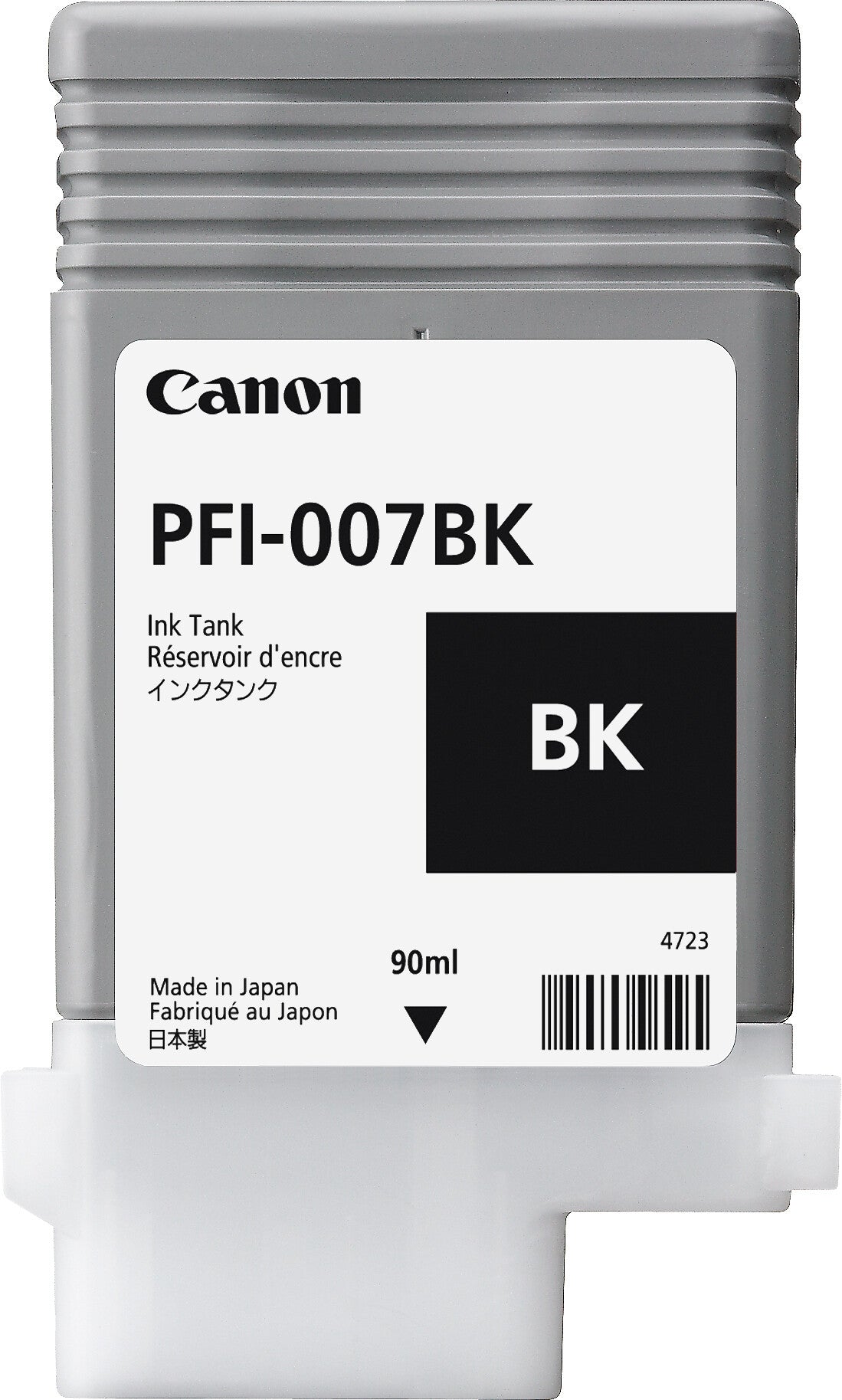 Canon PFI-007BK cartucho de tinta Original Rendimiento estándar Negro