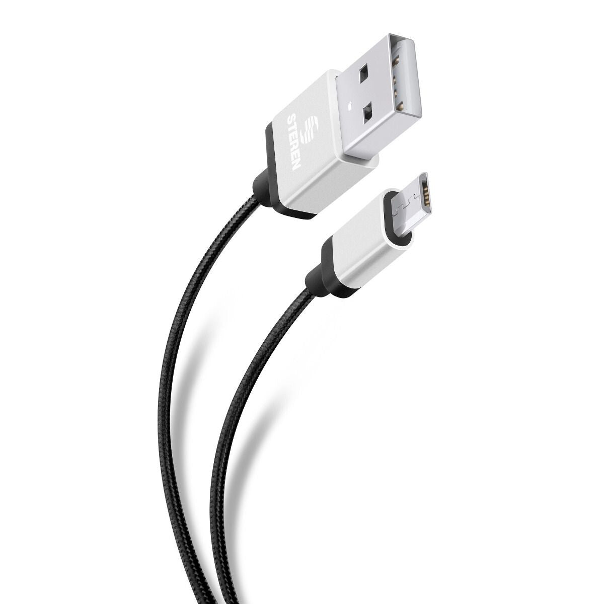 Steren USB-347 cable USB 1 m USB A Micro-USB A Negro