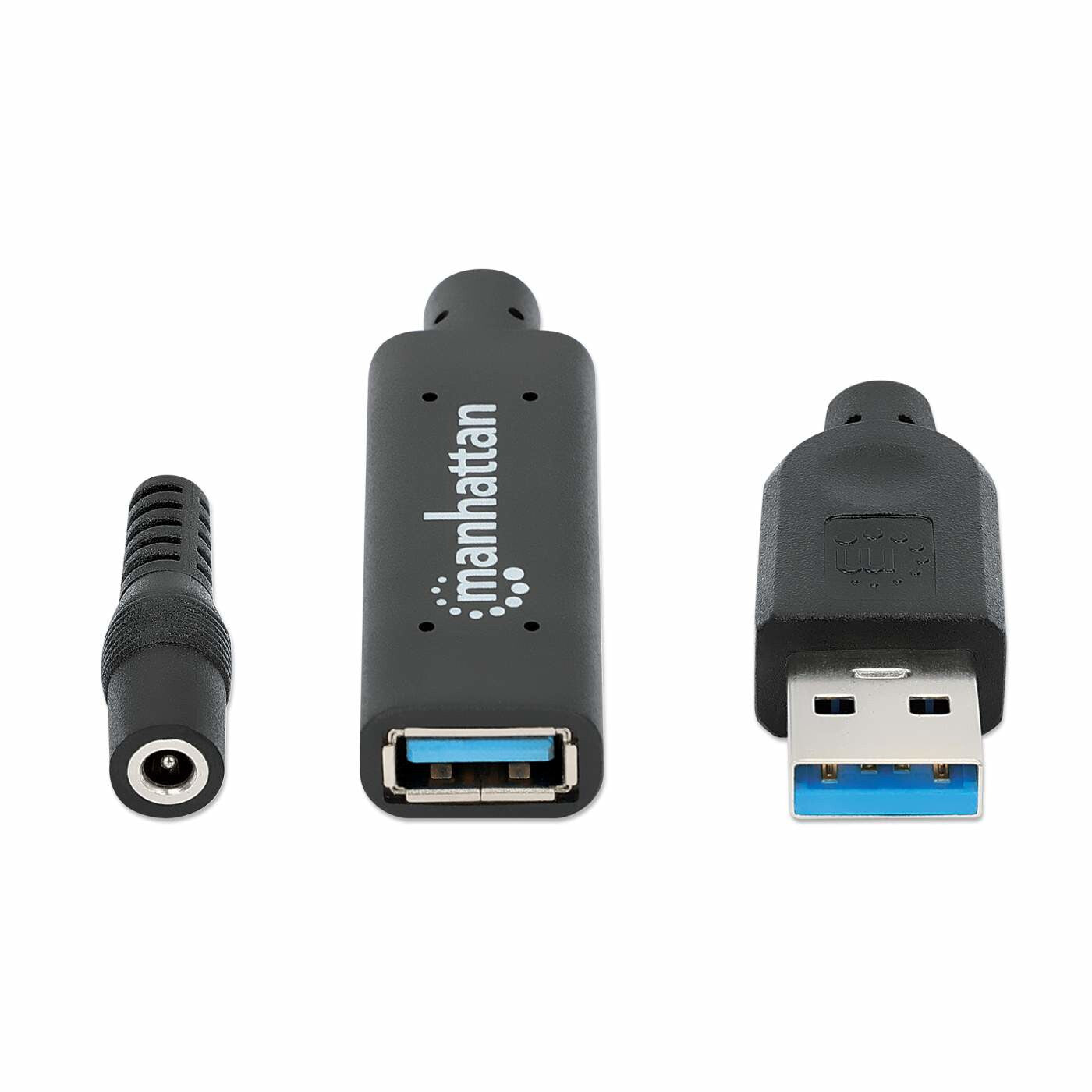 Manhattan 153768 cable USB USB 3.2 Gen 1 (3.1 Gen 1) 15 m USB A 5 Gbit/s Negro