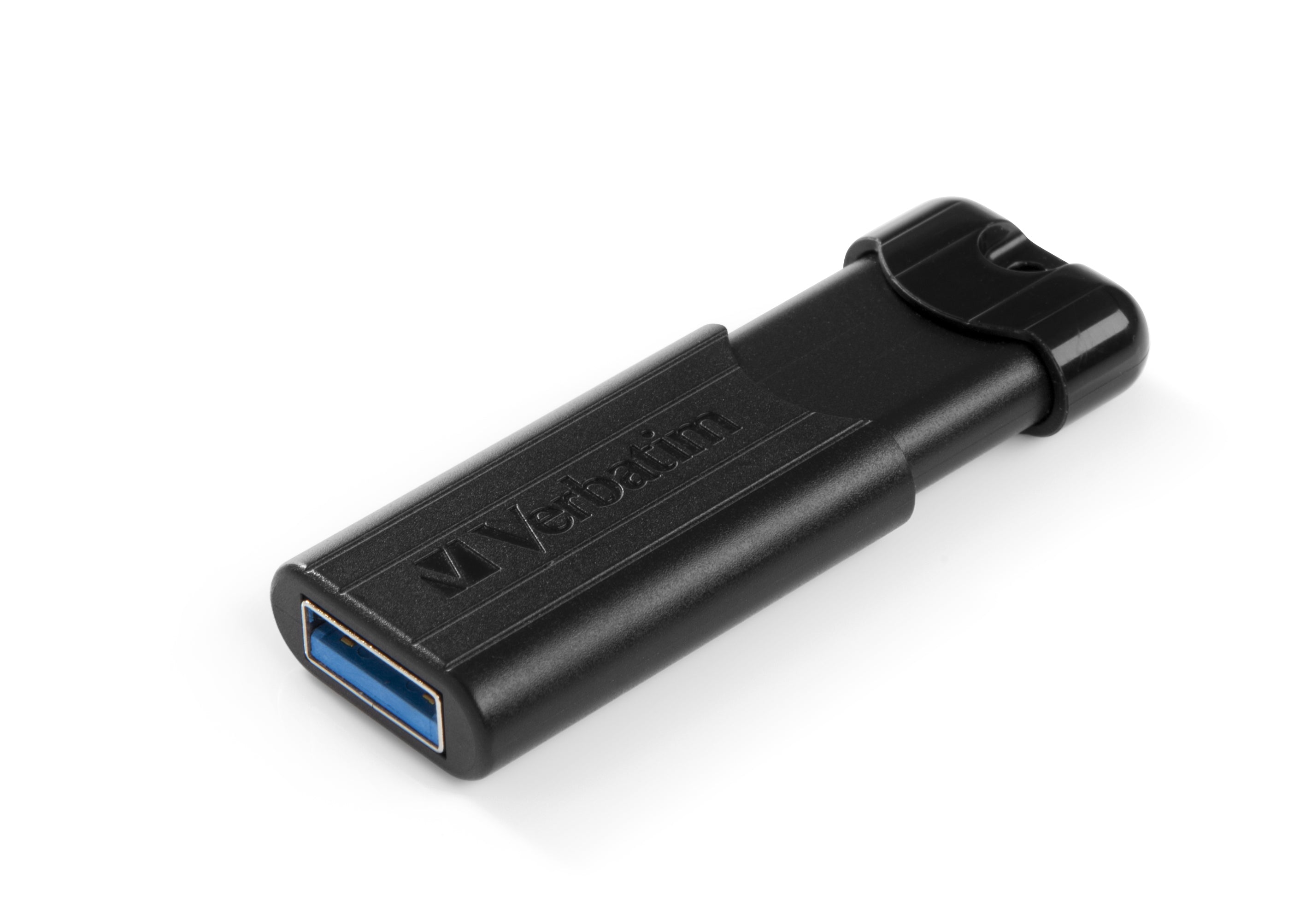 Verbatim PinStripe 16 GB USB 3.0 Flash Drive Black