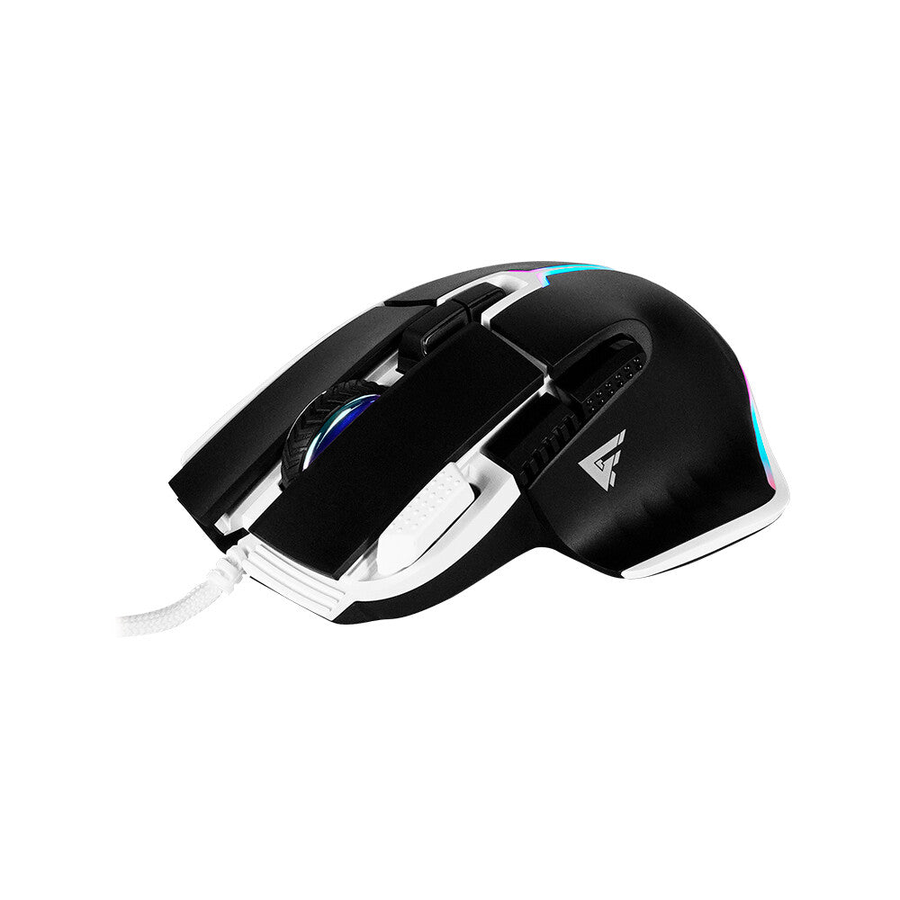 Game Factor MOG602-BK ratón Juego Diestro USB tipo A Opto-mecánica 19000 DPI