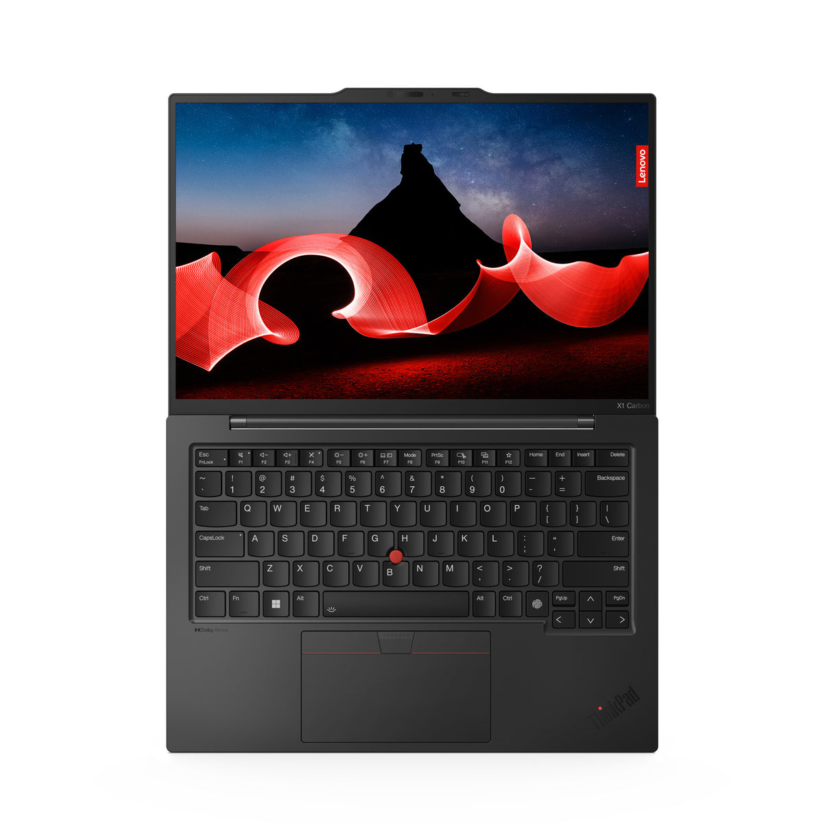 Lenovo ThinkPad X1 Carbon Gen 12 Intel Core Ultra 7 155U Computadora portátil 35.6 cm (14") WUXGA 16 GB LPDDR5x-SDRAM 512 GB SSD Wi-Fi 6E (802.11ax) Windows 11 Pro Español Negro