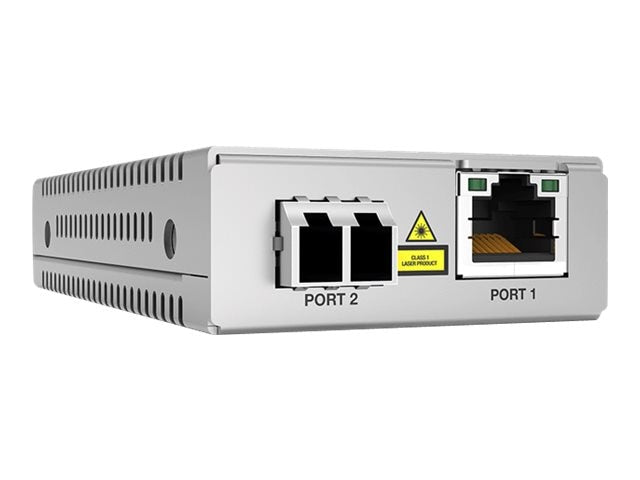 Convertidor de medios Gigabit Ethernet a fibra óptica, conector LC, monomodo (SMF), versión TAA (Trade Agreement Act), 10 km