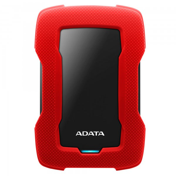 DISCO DURO EXTERNO ADATA HD330 2TB PORTATIL 2.5 USB 3.2 WINDOWS MAC LINUX CONTRAGOLPES SLIM COLOR ROJO AHD330-2TU31-CRD