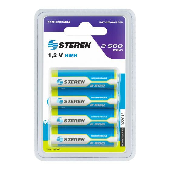 Steren BAT-NM-AA/2500 pila de uso doméstico Níquel-metal hidruro (NiMH)