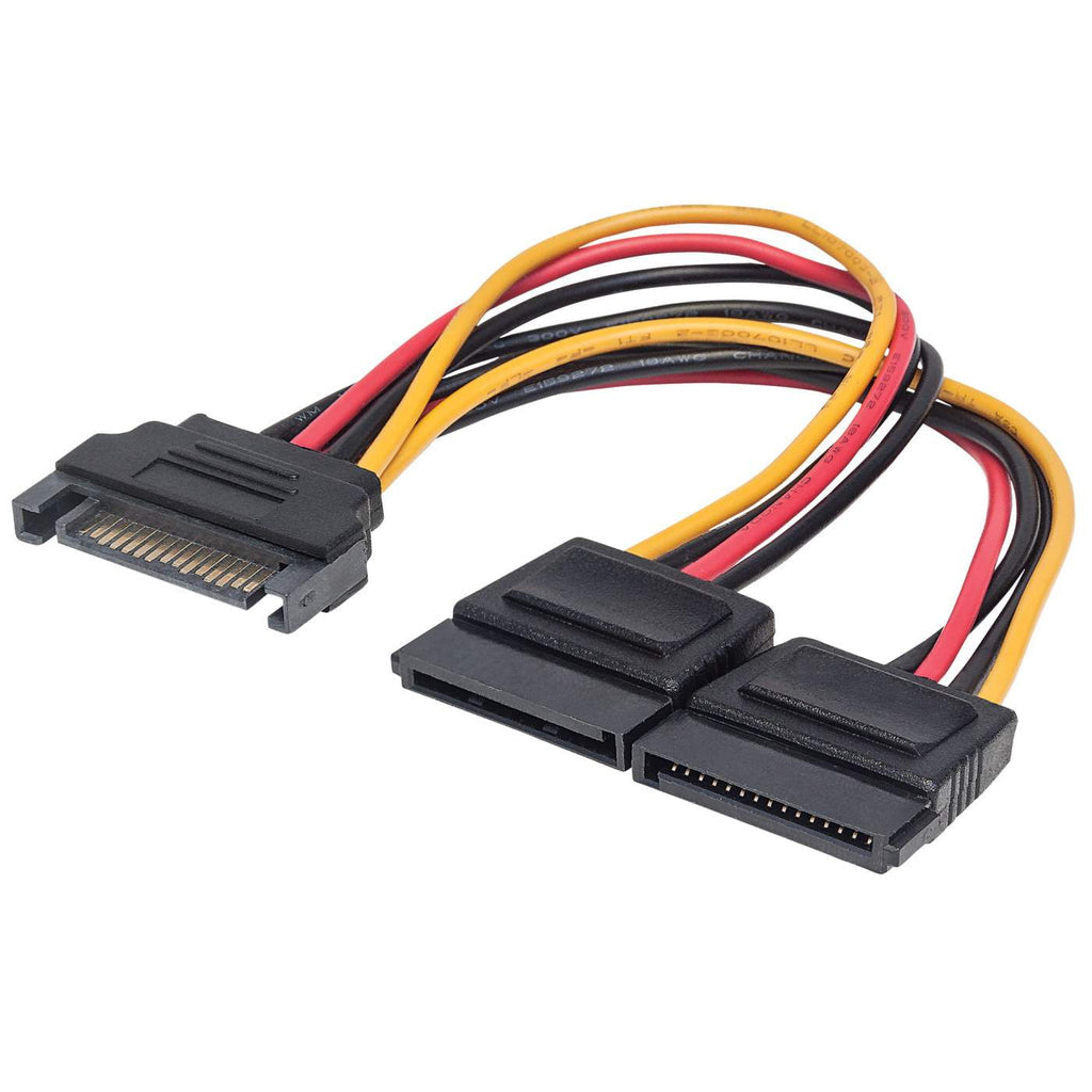 Manhattan Y-Power SATA M-F Cable 15cm