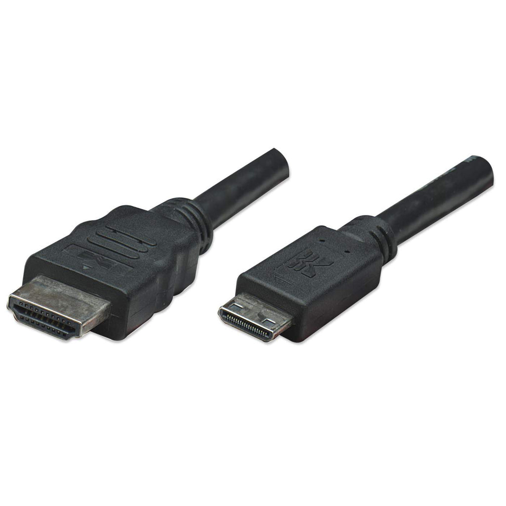 Manhattan Mini HDMI-M to HDMI M High-Speed Cable 1.8m Black