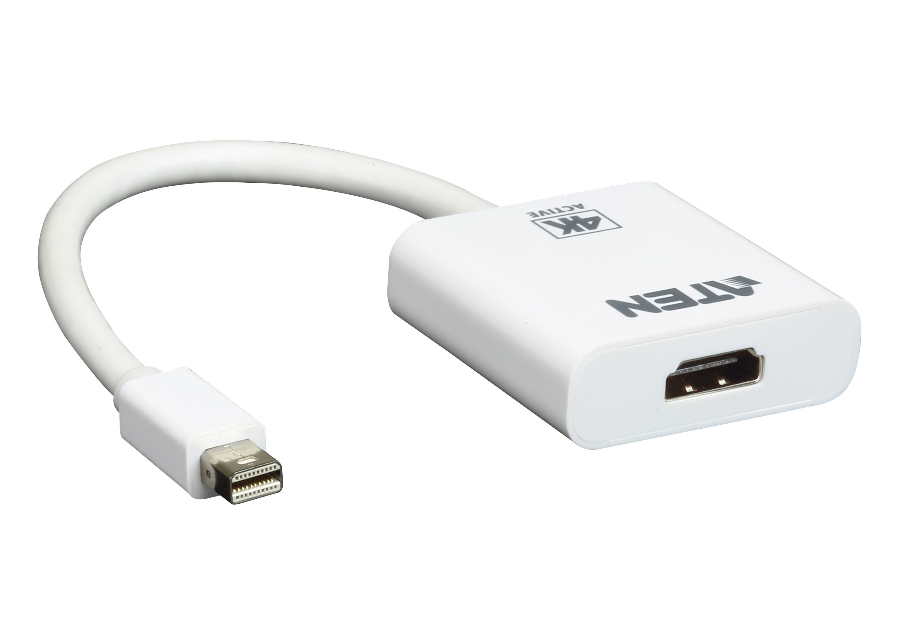 Adaptador activo de Mini DisplayPort a HDMI 4K | DisplayPort 1.2a | Compatible con audio