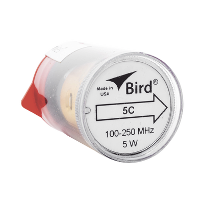 Elemento de 5 Watt en linea 7/8" para Wattmetro BIRD 43 en Rango de Frecuencia de 100 a 250 MHz.