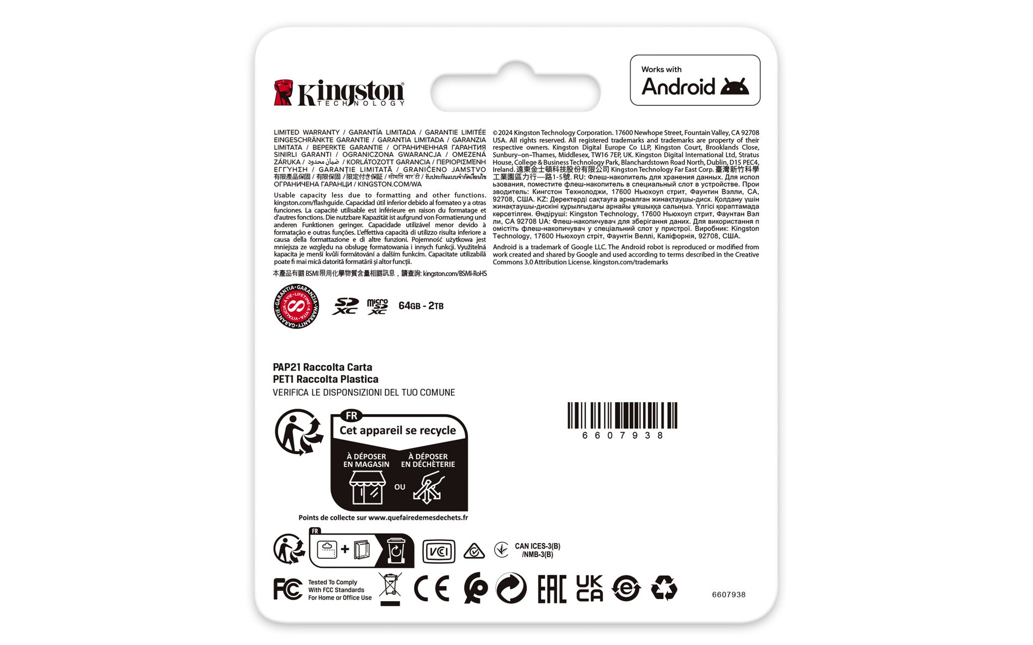Kingston Technology Canvas Go! Plus 256 GB MicroSD UHS-I Clase 10