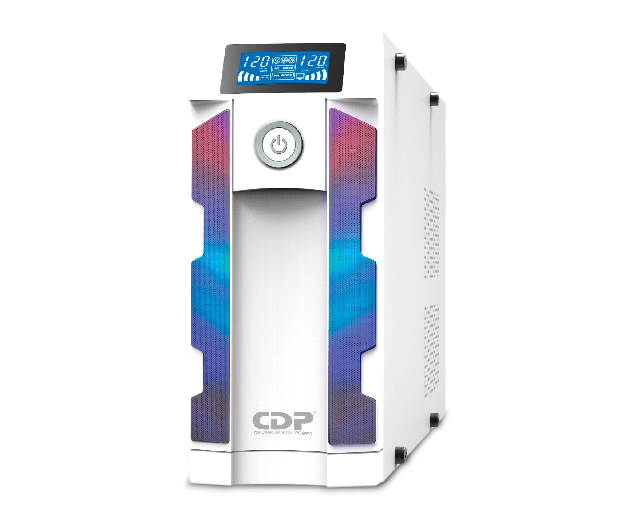 UPS CDP No Break GSMART1516 1500VA/900W Smart AVR Puerto de carga USB(8 USB-A y 2 USB-C) Luz RGB LCD 120Vac