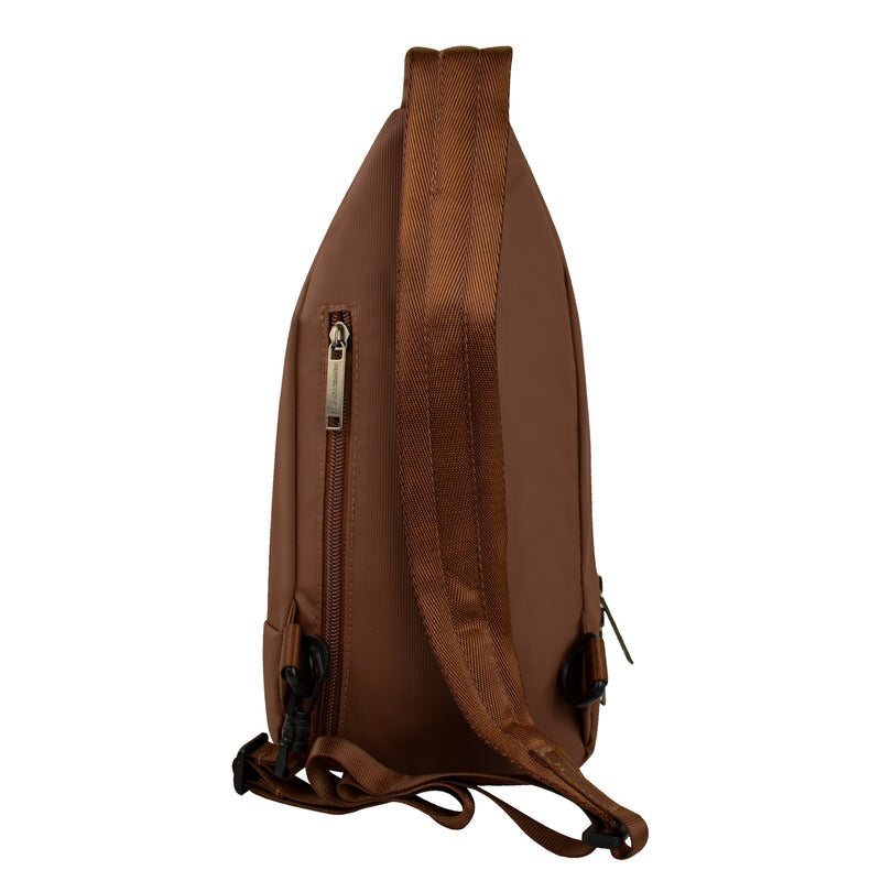 Perfect Choice PC-085027 bolsa de mano y de hombro Poliéster Café Unisex Bolsa cruzada