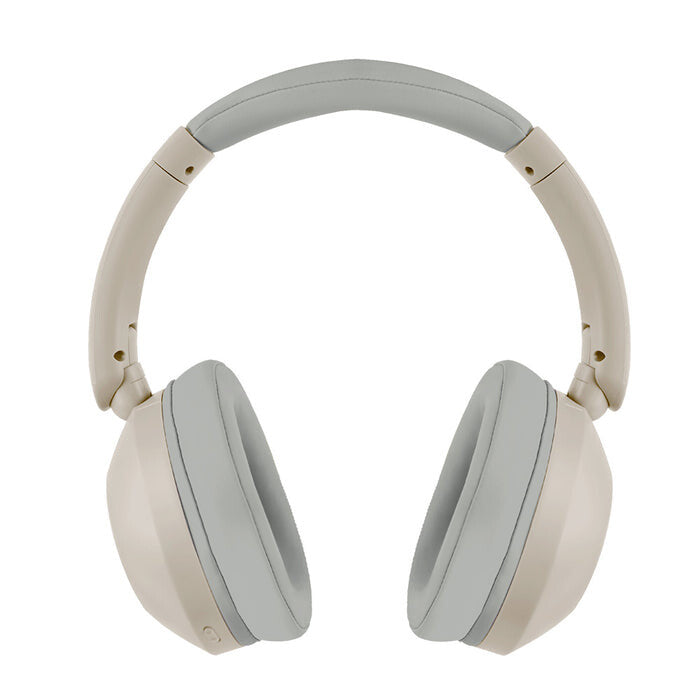 Perfect Choice PC-117148 audífono y auriculare Audífonos Inalámbrico y alámbrico Diadema Música USB Tipo C Bluetooth Beige, Gris