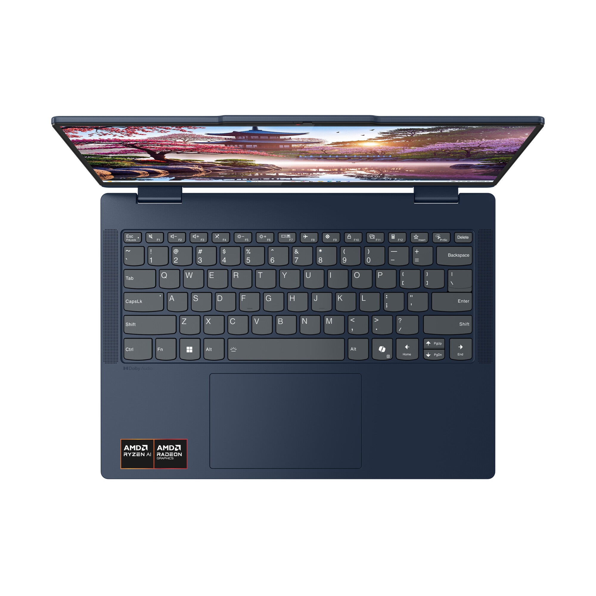 Lenovo IdeaPad 5 2-in-1 14AKP10 Copilot+ PC AMD Ryzen AI 7 350 Híbrido (2-en-1) 35.6 cm (14") Pantalla táctil WUXGA 16 GB 512 GB SSD Wi-Fi 7 (802.11be) Windows 11 Home Español Azul