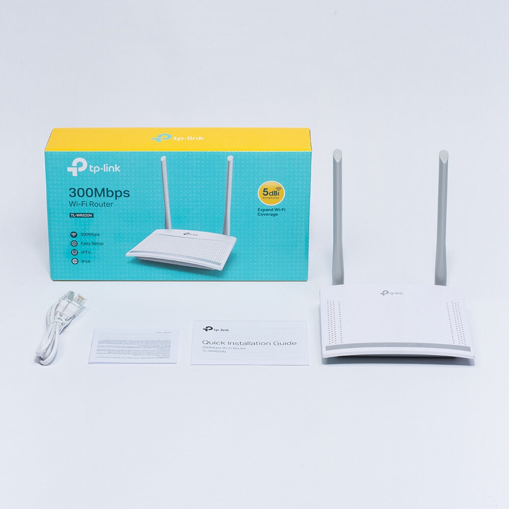TP-Link TL-WR820N router inalámbrico Ethernet rápido Banda única (2,4 GHz) Blanco
