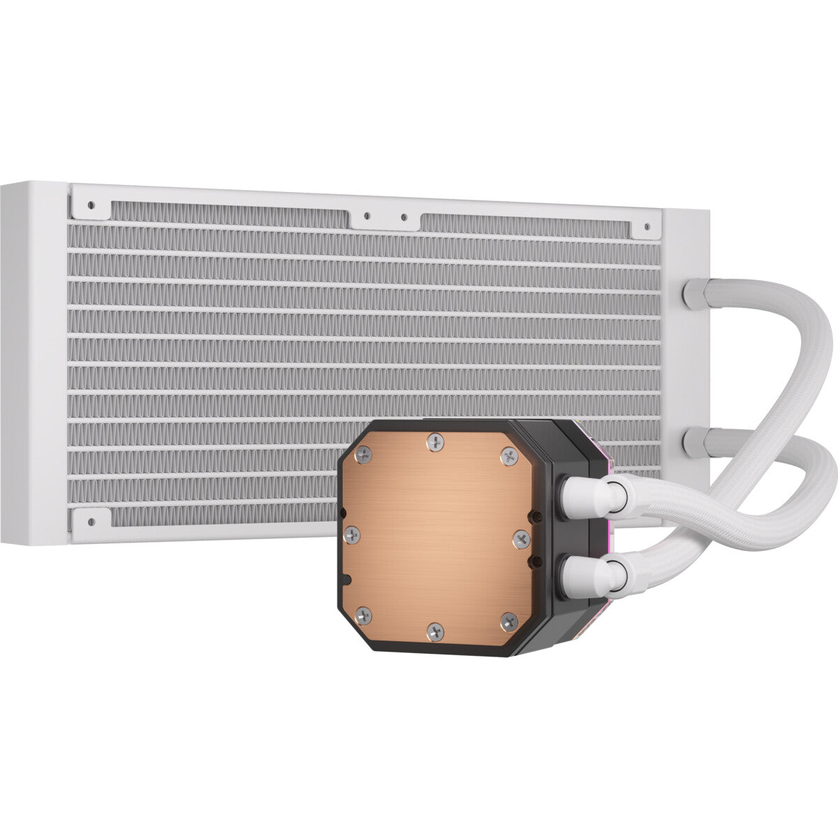 Corsair CW-9060072-WW sistema de refrigeración de computadora Procesador Refrigerador de líquidos todo en uno 12 cm Blanco 1 pieza(s)