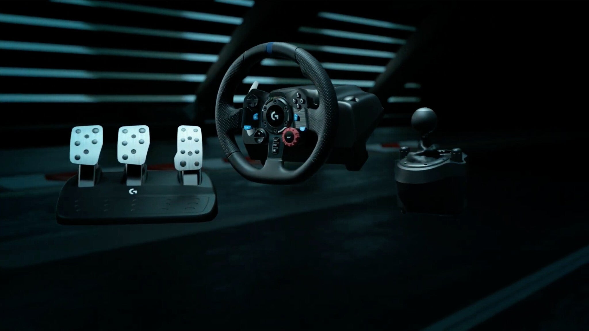 Logitech G 941-000111 control de juego Negro USB Volante + Pedales Analógico/Digital PlayStation 4, Playstation 3