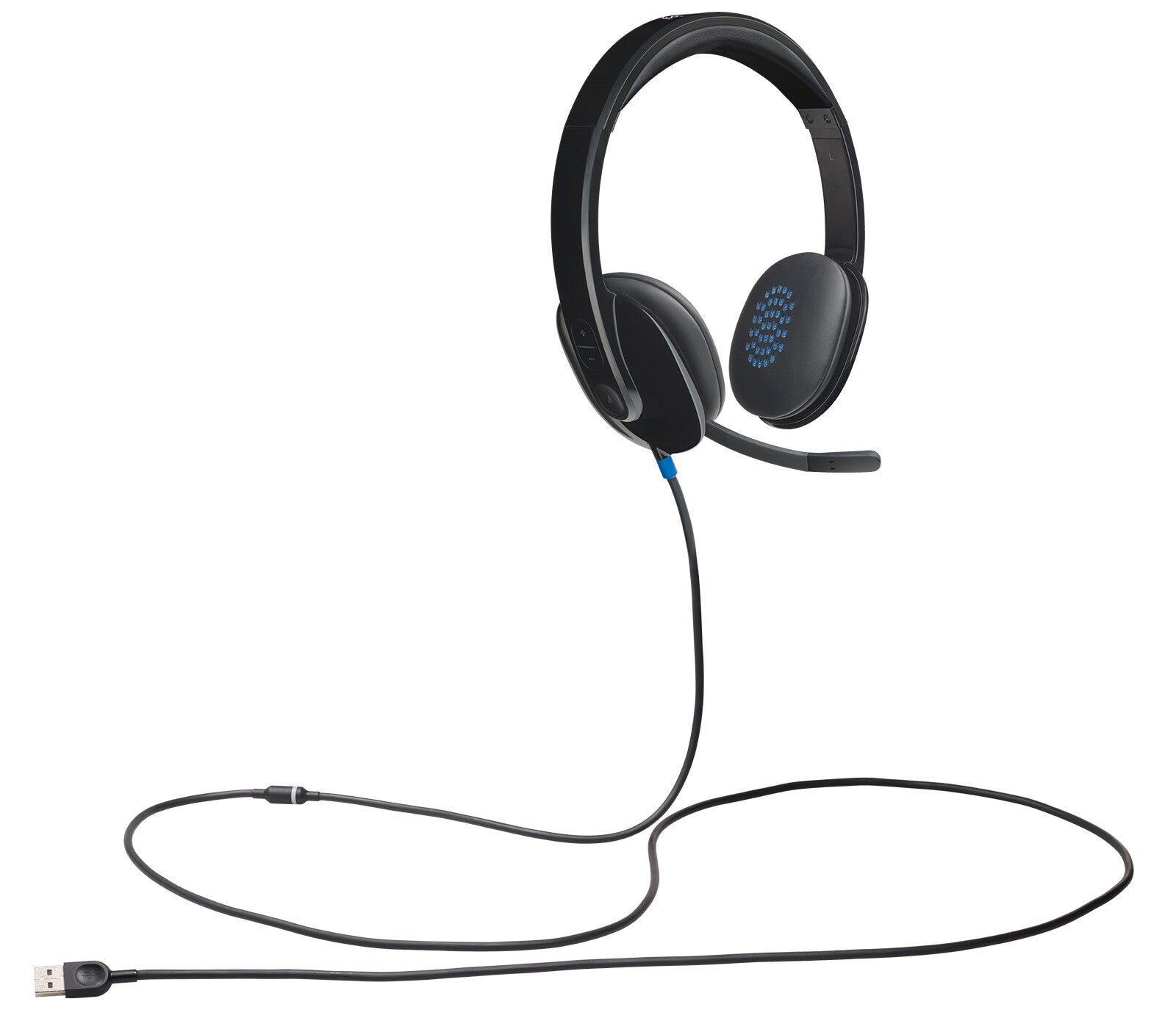Logitech 981-000510 audífono y auriculare Auriculares Alámbrico Diadema Oficina/Centro de llamadas Negro