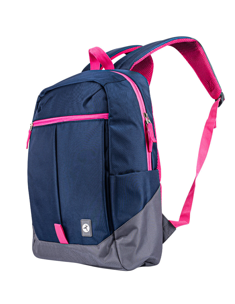 TechZone TZLBP26-A mochila Azul, Gris, Rosa Poliéster