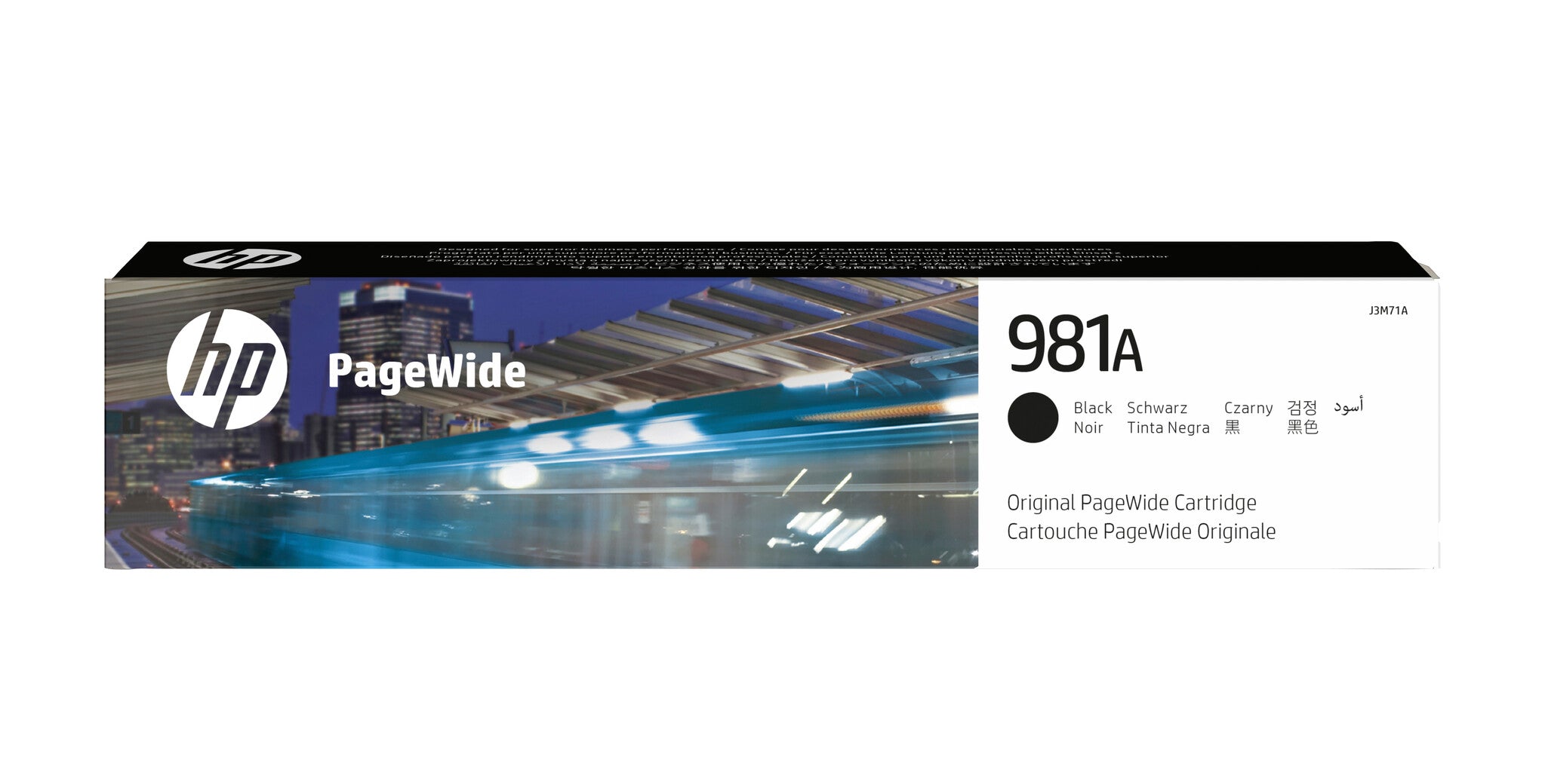 HP Cartucho original PageWide 981A negro
