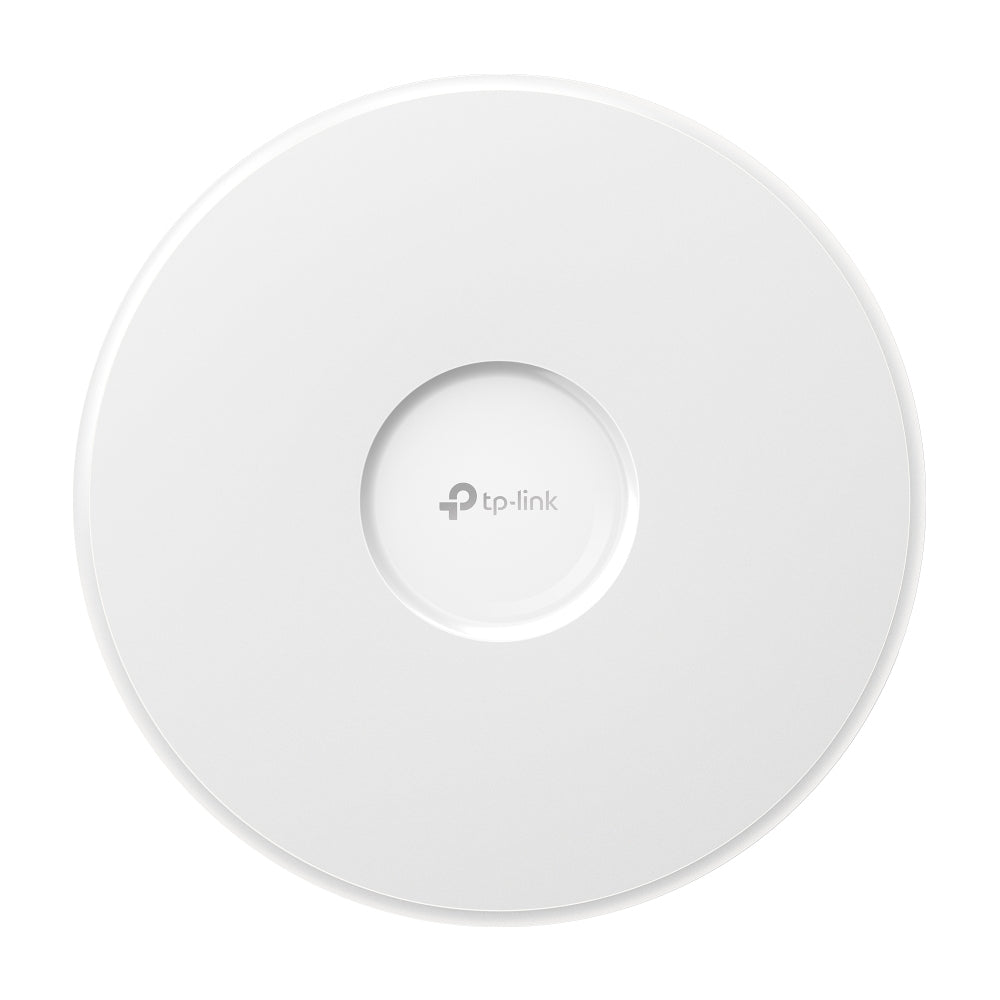 Punto de Acceso Omada / Wi-Fi 7 BE9300 MU-MIMO 2x2 / 1 Puerto 2.5 Gbps / Mesh Omada / Operaciones Multiencale (MLO) / Configuración por Controlador o Stand-Alone / Para Montaje en Techo/pared / Alimentación PoE+