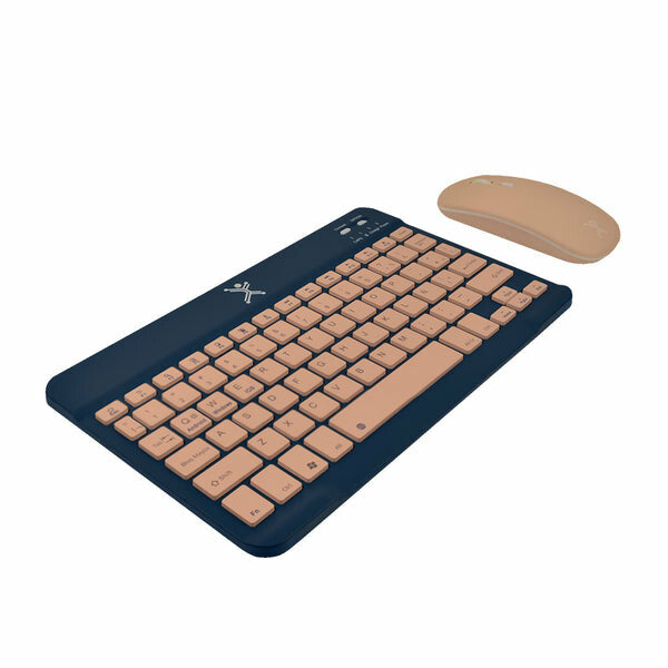 Perfect Choice Genova teclado Ratón incluido Universal RF inalámbrico + bluetooth Español Azul