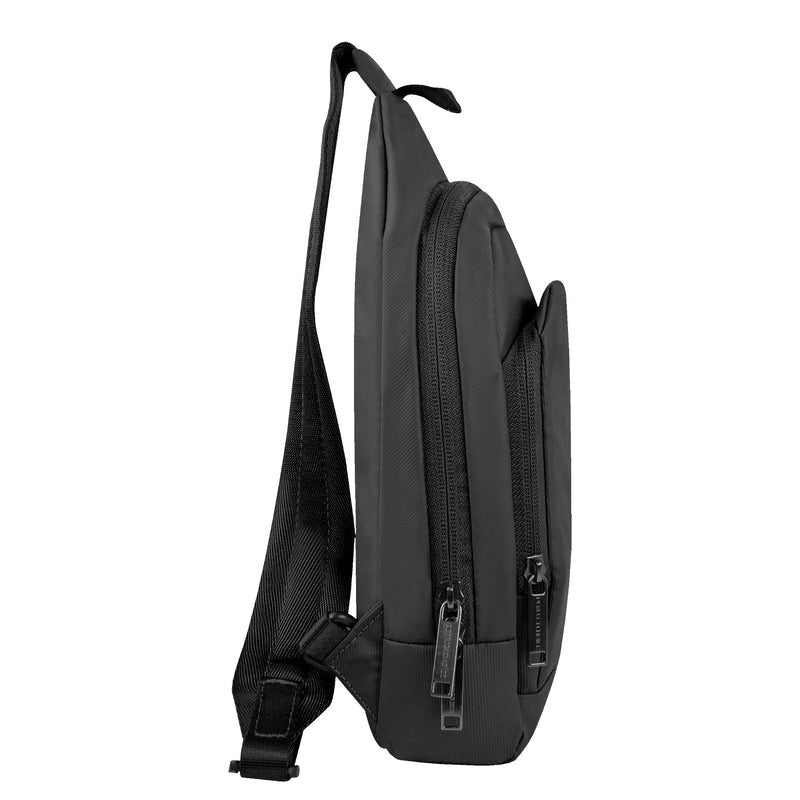 Perfect Choice PC-085041 bolsa de mano y de hombro Poliéster Negro Unisex Bolsa cruzada