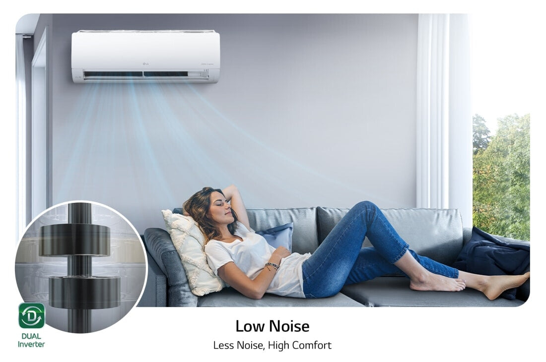 LG VX242C3 sistema de aire acondicionado dividido Unidad interior de aire acondicionado Blanco