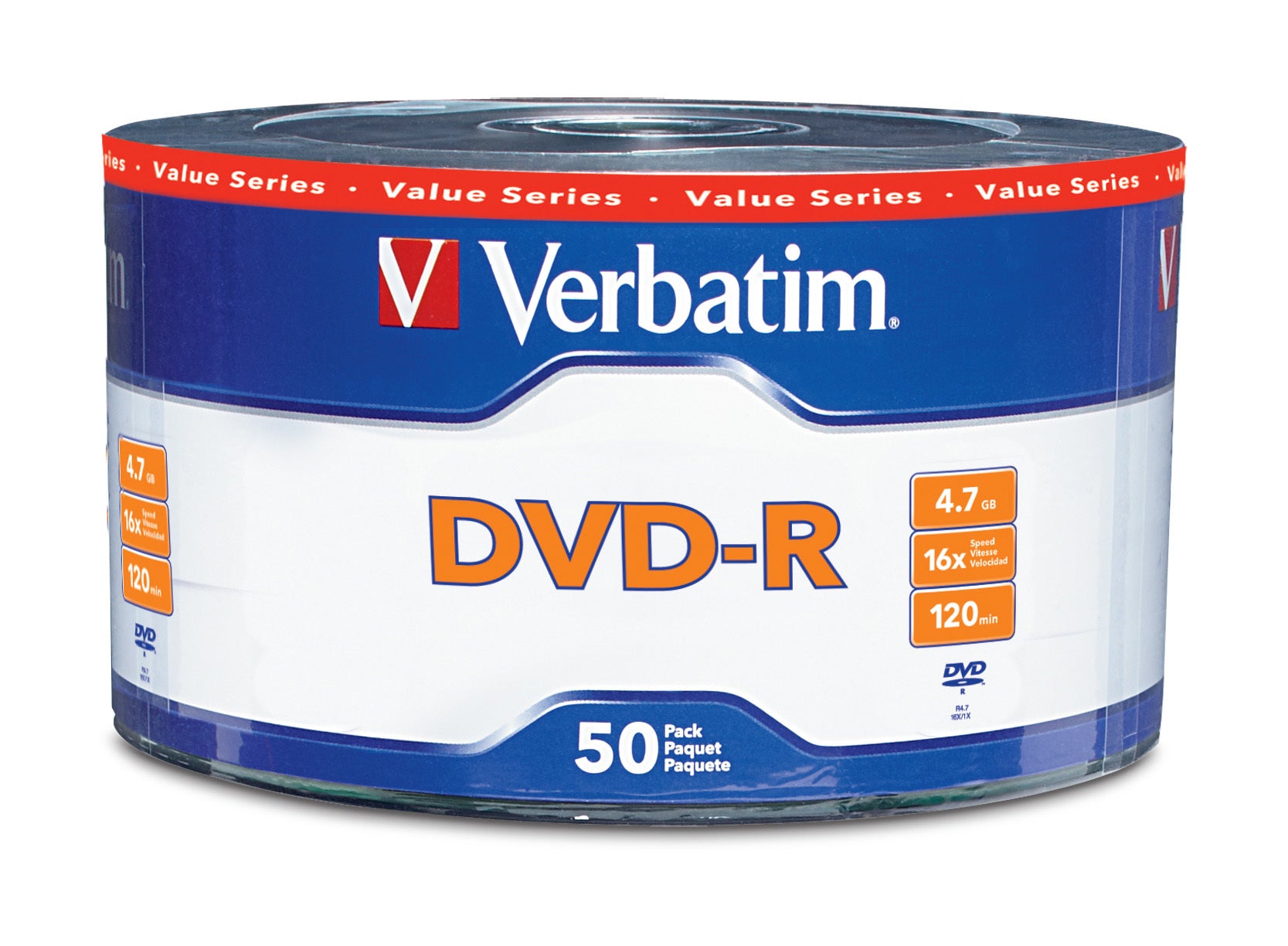 DVD-R Verbatim 4.7GB 16x 50-pack