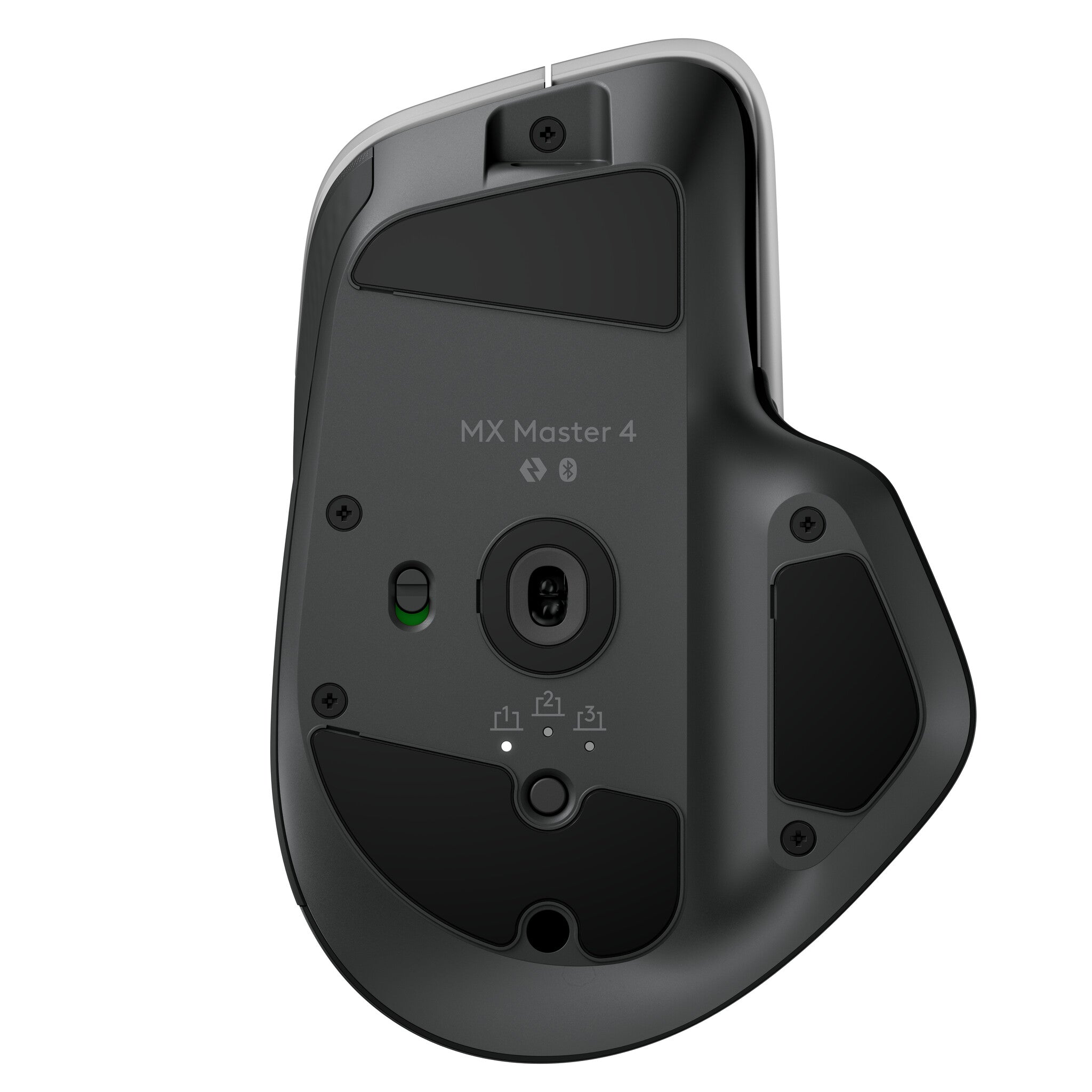 Logitech MX Master 4 ratón Oficina Diestro RF inalámbrico + bluetooth Laser 8000 DPI