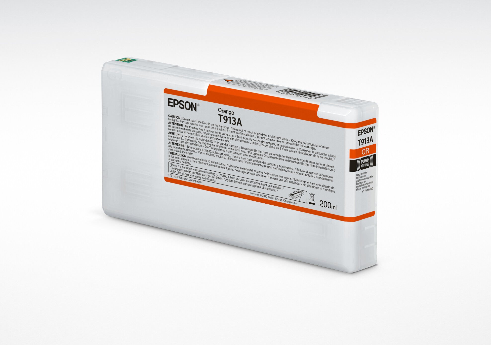 Epson T913A cartucho de tinta 1 pieza(s) Original Rendimiento estándar Naranja