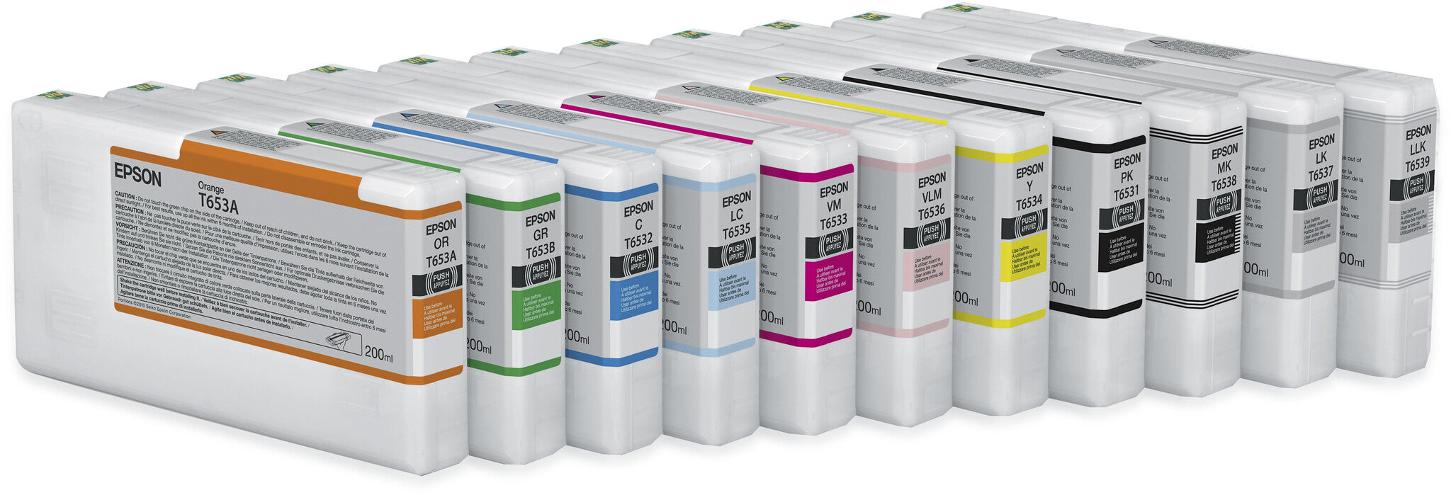 Epson T6538 Matte Black Ink Cartridge (200ml) cartucho de tinta 1 pieza(s) Original Negro mate