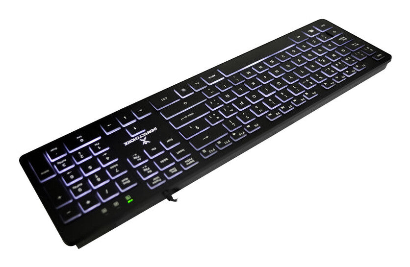 Perfect Choice PC-201304 teclado Universal USB QWERTY Español Negro