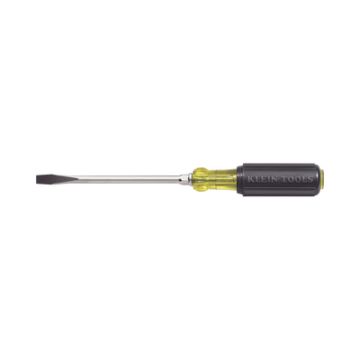 Desarmador de Punta Plana de 10 mm con Mango Acojinado de 203 mm.