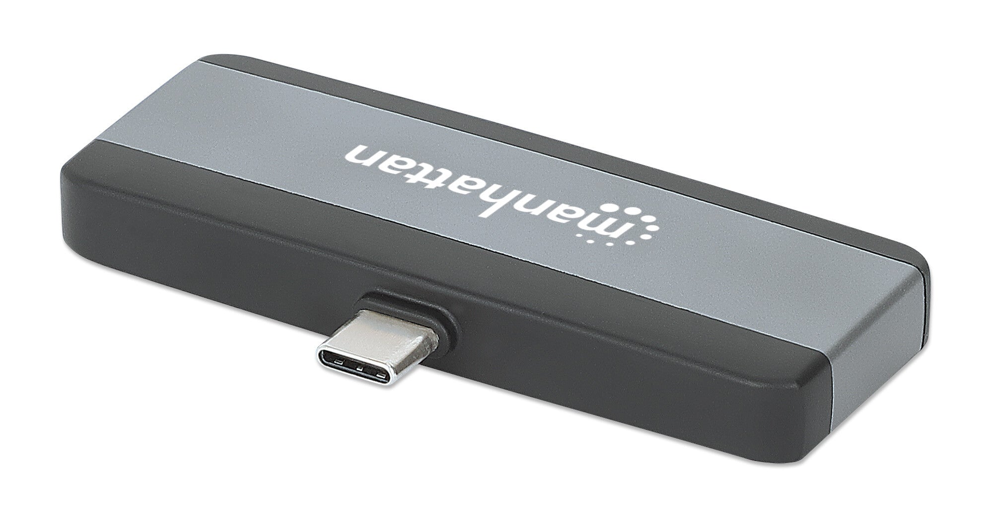 Manhattan 190404 base para laptop o replicador de puertos Alámbrico USB 3.2 Gen 2 (3.1 Gen 2) Type-C Gris
