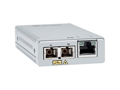 Convertidor de medios Gigabit Ethernet a fibra óptica, conector SC, monomodo (SMF), versión TAA (Trade Agreement Act), 10 Km