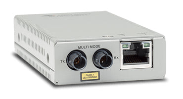 Convertidor de medios Fast Ethernet a fibra óptica, conector ST, monomodo (SMF), versión TAA (Trade Agreement Act)