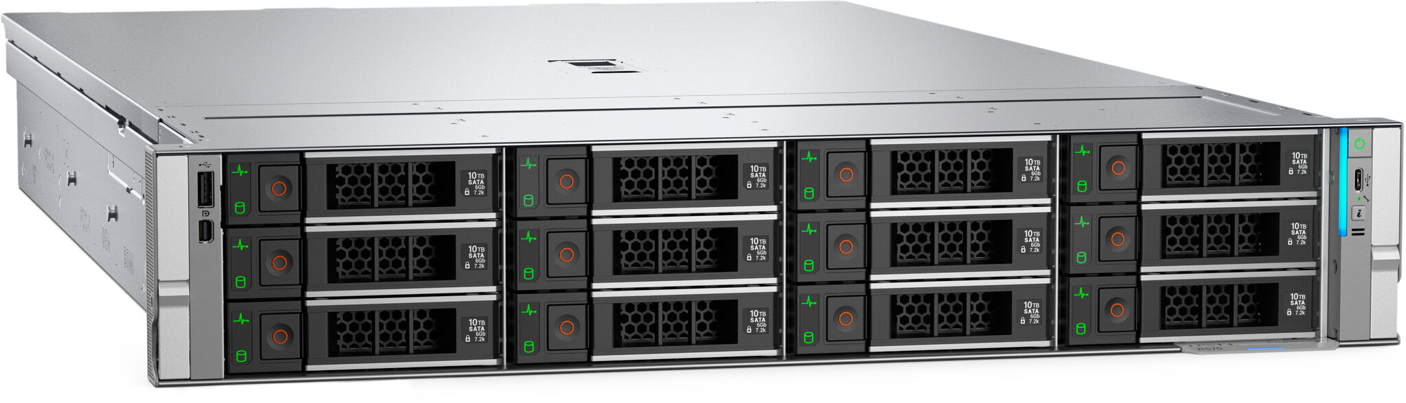 DELL PowerEdge R570 servidor 2 TB Bastidor (2U) Intel Xeon 6 6511P 2.3 GHz 32 GB DDR5-SDRAM 1100 W