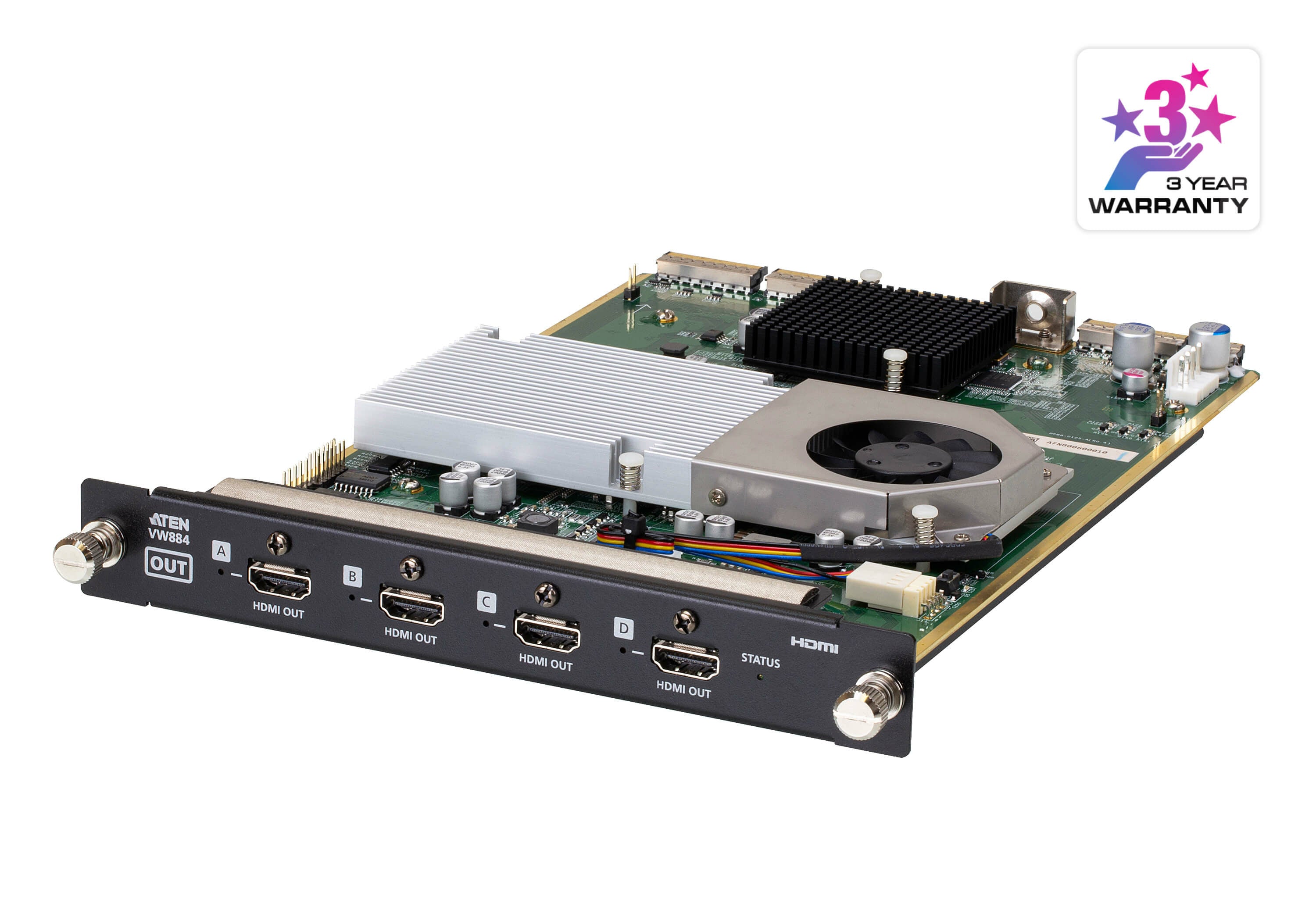 Tarjeta de Salida HDMI 4K | 4 Puertos | HDCP 2.2 | EDID Expert | Seamless Switch | Compatible con VW3620