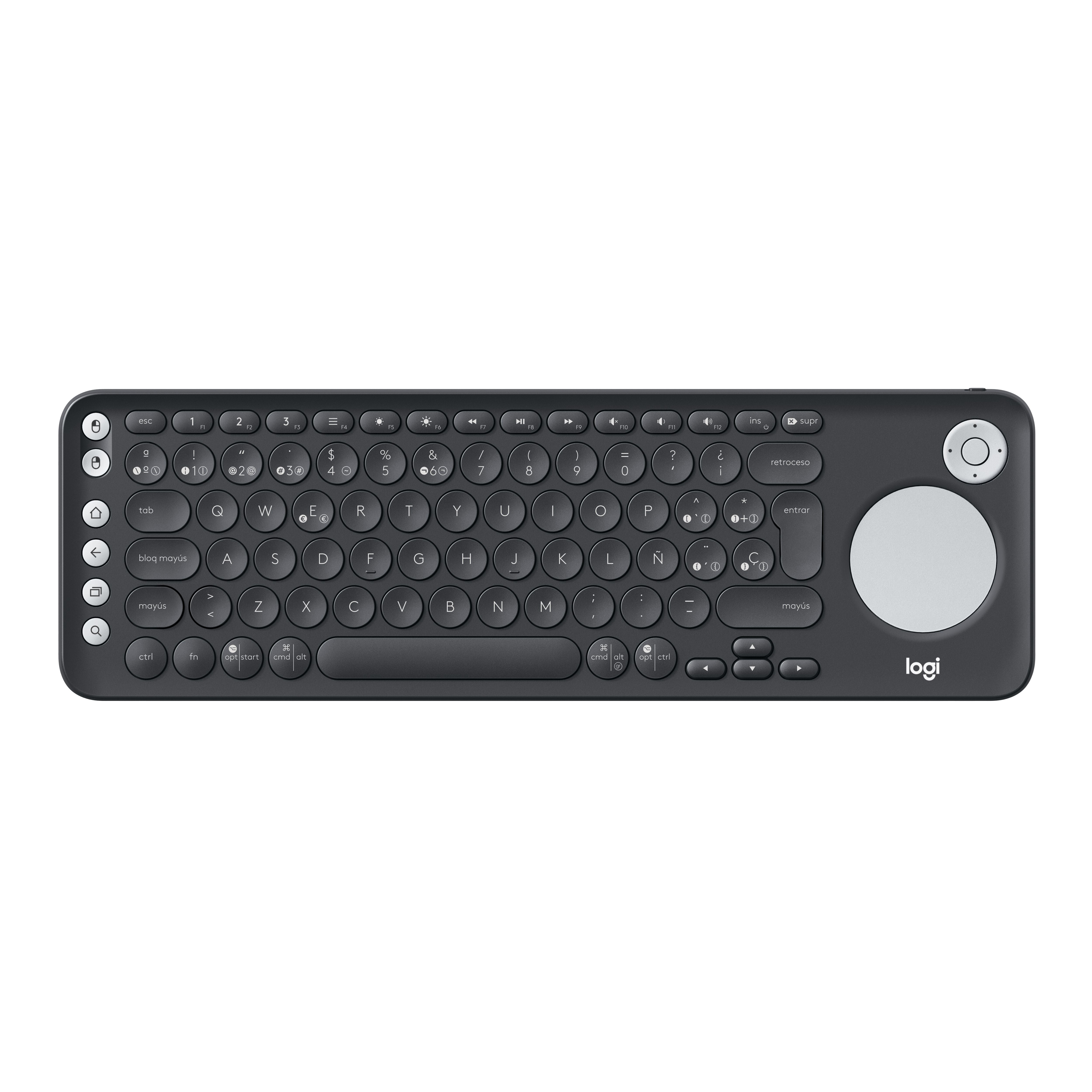 Logitech K600 TV Wireless Touchpad Keyboard Black