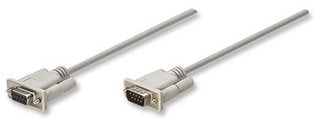 Manhattan DB9 M-F Serial Cable 3.0M