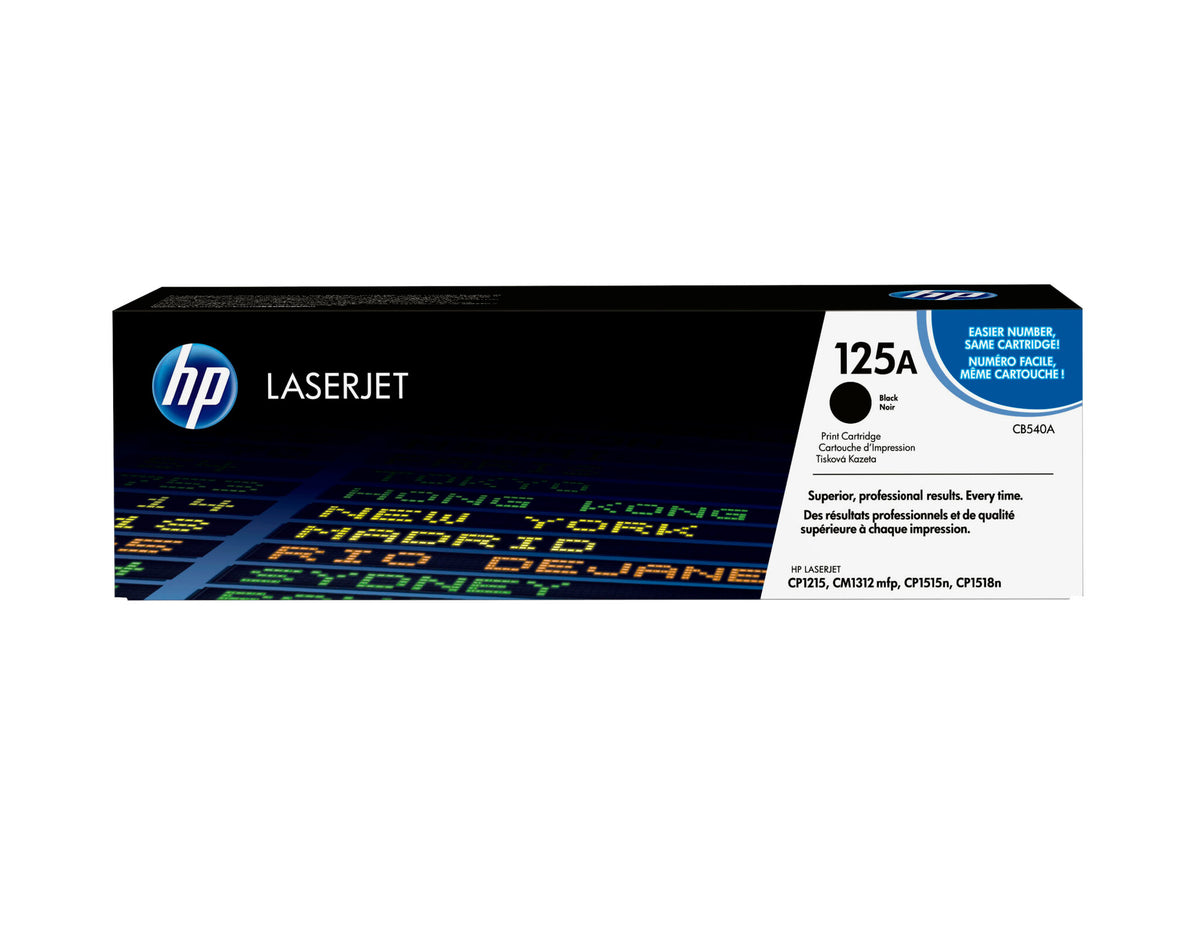 HP Cartucho original de tóner negro 125A LaserJet